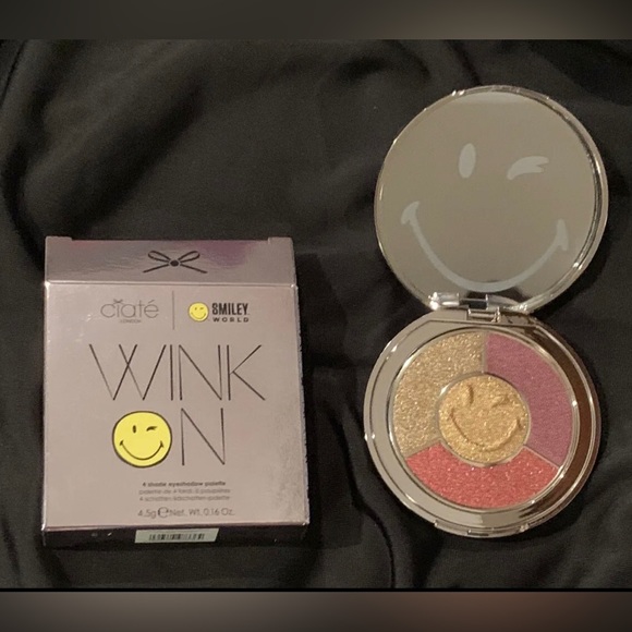 CIATE LONDON x SMILEY WORLD WINK ON EYE SHADOW PALETTE ~ NEW IN BOX - Picture 2 of 4